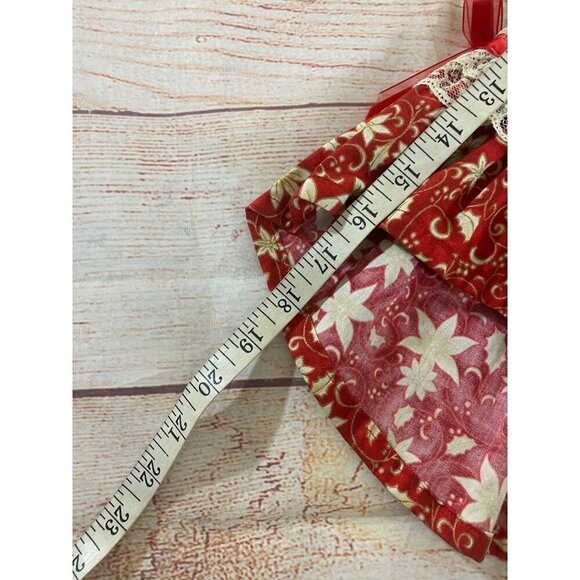 Hand Made Women's Victorian Era Floral Half Sleeve Reenactments Cosplay Dress M - Picture 13 of 15